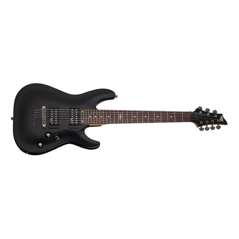 Guitarra 7 Cuerdas Color Negro, Sgr By Schecter C7 Diestro Gloss Black Palo De Rosa
