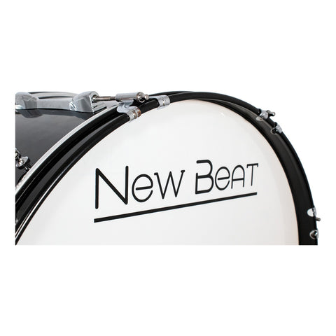 Bombo Para Banda De Marcha 22  New Beat Nb-mabd22 Negro. Negro