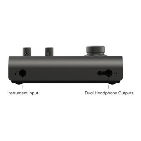 Interfaz De Audio Usb Audient Id14 Mkii 2ª Gen 96khz 24bit Gris Gris Oscuro