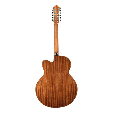 Guitarra 12 Cuerdas La Sevillana Ju-1200ceq Sombreado Trans Sombreado Transparente Diestro