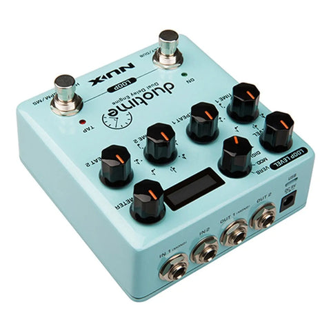 Pedal De Delay Duotime Nux Ndd-6 Duo Time Turquesa
