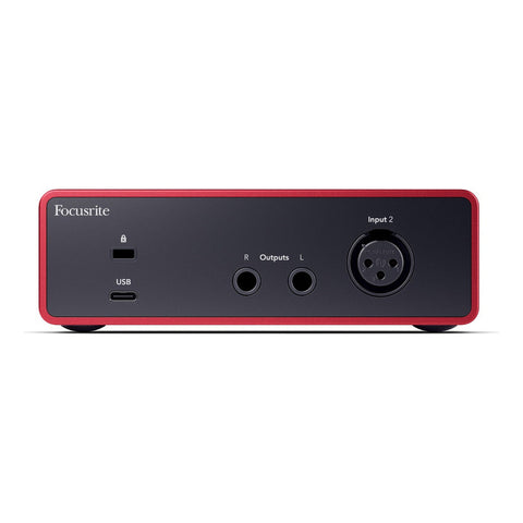 Interfaz De Audio Usb Focusrite Scarlett Solo 4ta Gen Rojo
