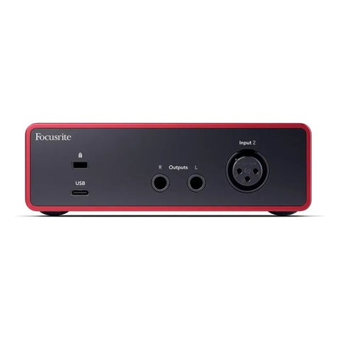 Interfaz De Audio Usb Focusrite Scarlett Solo 4ta Gen Rojo