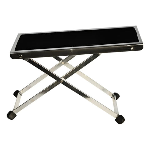 Soporte Para Pie Escabel Guitarra Ajustable, New Beat Fs11b Negro