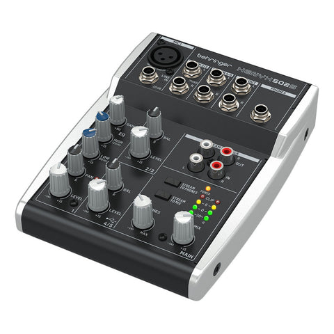 Mezclador Análogico Premium 5 Entradas Behringer Xenyx 502s