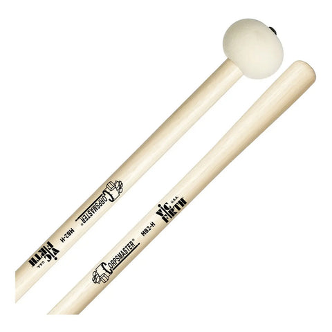 Baqueton Para Bombo Cabeza Dura Mediana Vic Firth Mb2h Madera