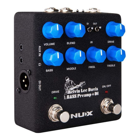 Pedal Para Bajo Preamplificador Caja Di Nux Nbp-5 Negro