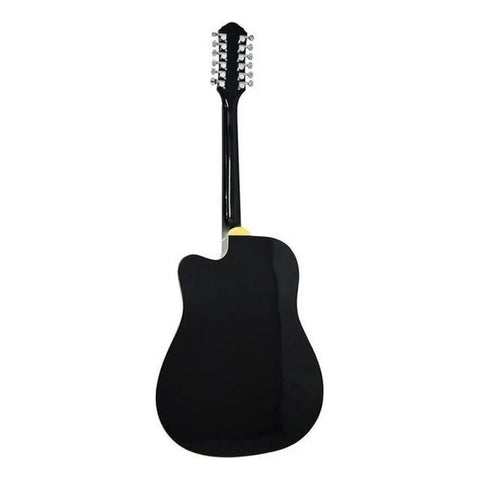 Oscar Schmidt Od312ce Guitarra Electroacústica 12 Cuerdas Para Diestros Black Brillante