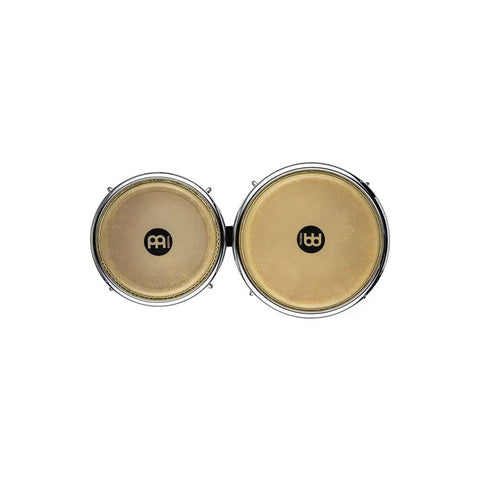 Bongó Meinl Woodcraft Wb400 Vbk 7 Y 8.5 Pulgadas Fresno Y Cuero Negro