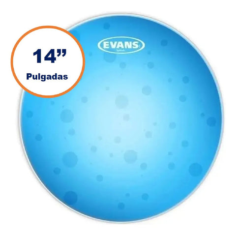 Evans Tt14hb Parche Tom 14 Pulgadas Hidráulico Azul Batería