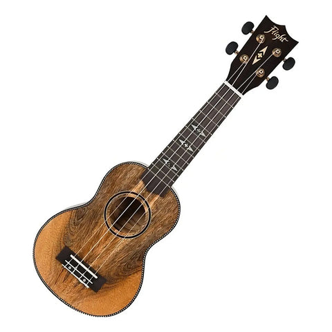 Ukelele Soprano Acústico Flight Dus450 Mango Madera Marrón Mate