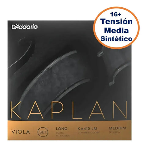 Cuerdas Para Viola 15 Pulgadas Kaplan D'addario Ka410 Lm