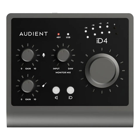 Interfaz De Audio Usb De Una Entrada, Audient Id4 Mkii Negro