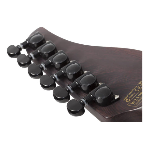 Guitarra Eléctrica Schecter Reaper-6 Fr S Elite Blood Burst Diestro Marrón Wenge