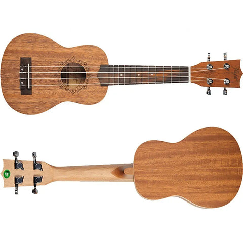 Ukulele Soprano 12 Trastes, Flight Dus321 Mah/mah Marrón