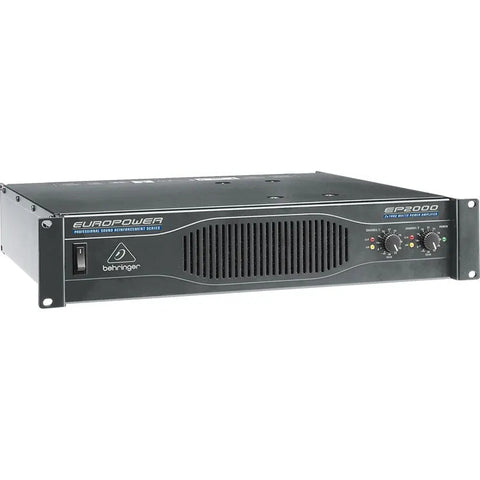 Amplificador Behringer Europower Ep 2000 De 500 W Con 2 Canales Negro