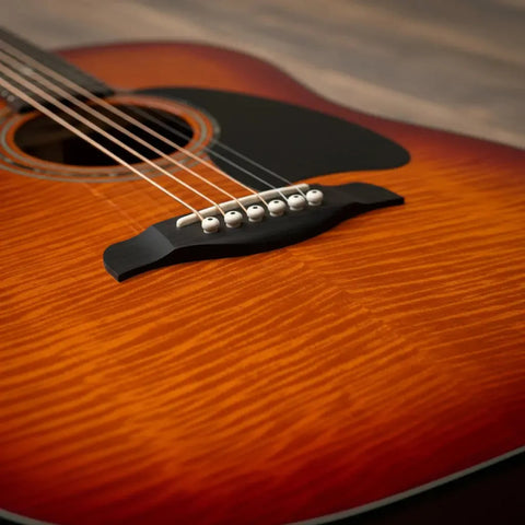 Guitarra Acústica Oscar Schmidt Og2f Ysb Sombreado Isoscog2f Amarillo Sombreado Diestro