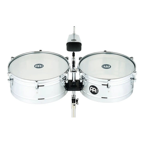 Timbales Cromo Marathon De 14 Y 15 Pulgadas Meinl Mts1415ch