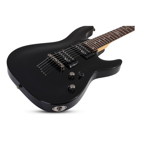 Guitarra Eléctrica Color Negro, Sgr By Schecter C1 Diestro Gloss Black Palo De Rosa