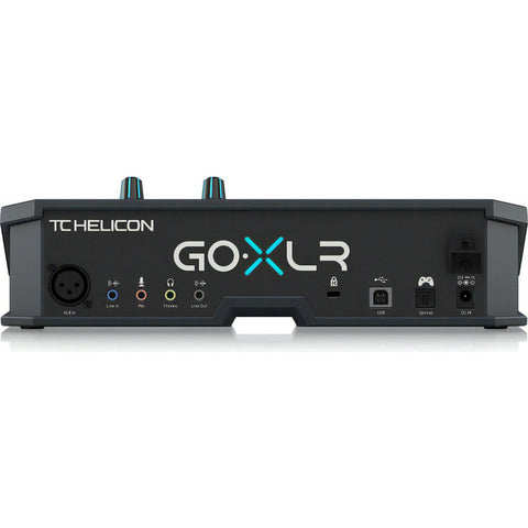 Interfaz De Audio Usb Podcaster, Tc Helicon Go Xlr Color Negro