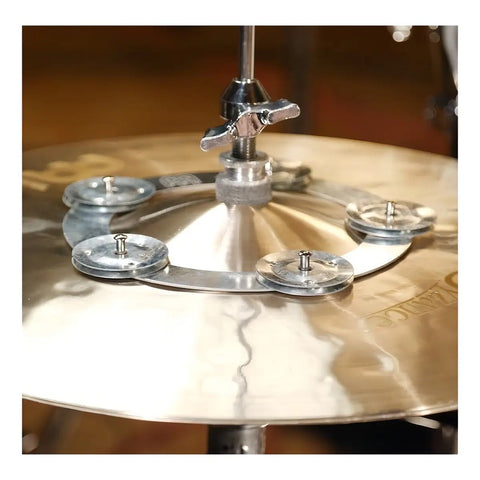 Efecto Ching Ring Meinl De Percusión Con 5 Sonajas Y Diseño Circular De 6  Plateado