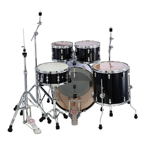 Bateria Acústica Color Negro Piano Sonor Aq1 Studio Set Pib Negro Piano