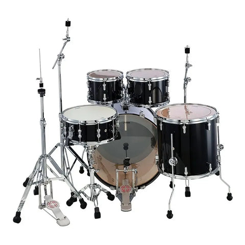 Bateria Acústica Color Negro Piano Sonor Aq1 Studio Set Pib Negro Piano