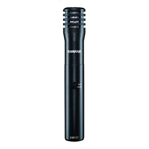 Microfono Condeser Shure Sm137 Para Vientos Coros Percusion Color Negro