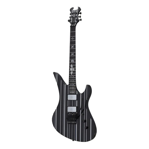 Schecter Synyster Custom Guitarra Eléctrica Floyd Rose Msi Color Negro Diestro