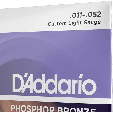 Cuerdas Daddario Ej26 Guitarra Acústica 11-52 Phosphor B