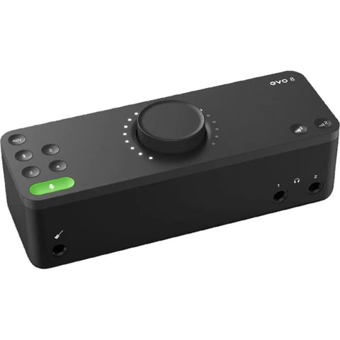 Interfaz De Audio Usb Plug & Play 4 In 4 Out Audient Evo 8 Negra