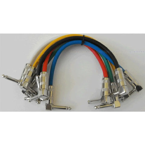 6 Cables Conectores De Pedales De 6,3 Mm Quiklok Fpc120k