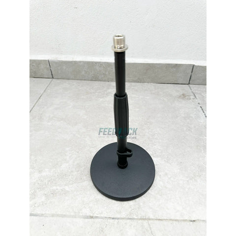 Base Soporte Mesa Microfono Klingt Klt 061 Microphone Stand Negro
