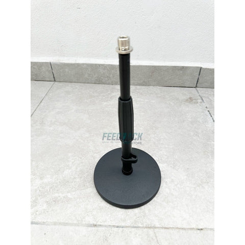 Base Soporte Mesa Microfono Klingt Klt 061 Microphone Stand Negro