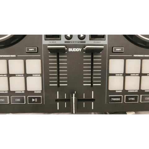 Controlador Compacto De 2 Decks Para Dj Reloop Buddy Negro