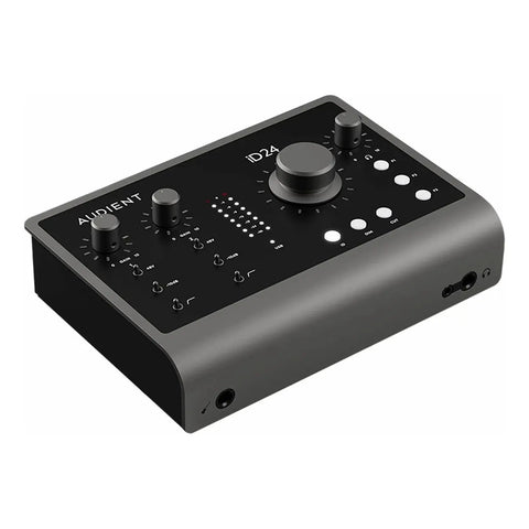 Interfaz De Audio 10 Entradas 14 Salidas Audient Id24 Negro