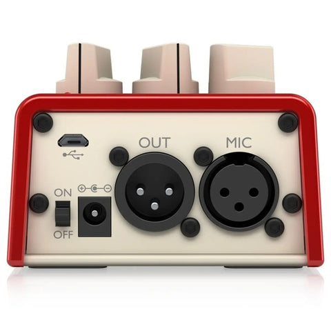 Pedal Procesador D/efectos P/guita Tc Helicon Mic Mechanic 2 Rojo