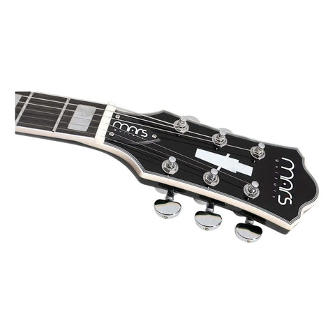 Guitarra Electrica Mars Lp Custom Verde Diestro Verde Oscuro Palo De Rosa