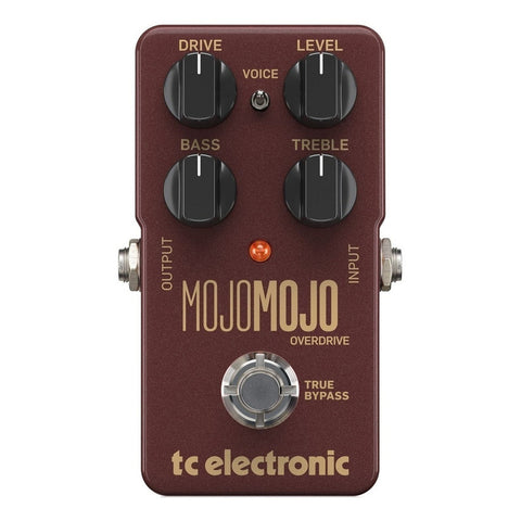 Pedal Overdrive Tc Electronic Mojomojo Para Guitarra Eléctrica Bordó