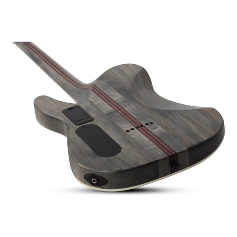 Guitarra Electrica Sólida Schecter Pt Sls Elite Evil Twin Diestro Satin Black Ébano