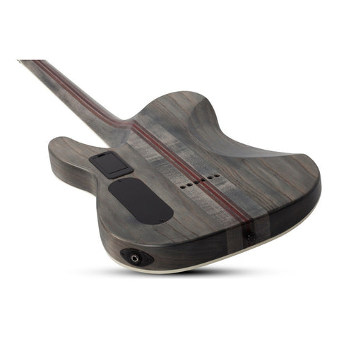 Guitarra Electrica Sólida Schecter Pt Sls Elite Evil Twin Diestro Satin Black Ébano