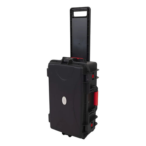 Estuche Rígido Proel Ppcase12w Negro Con Ruedas Manija Para Equipo Audio
