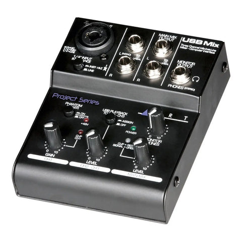 Mezcladora Compacta Y Versátil Para Micrófono A.r.t Usb Mix