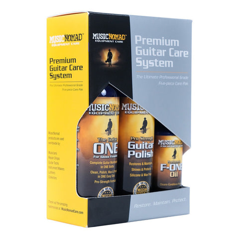 Paquete Limpieza 5 Piezas Music Nomad Premium Guitar Care