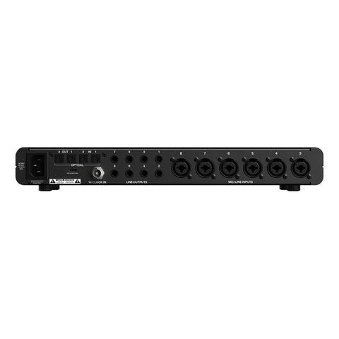 Interfaz De Audio Smart Preamp 8 Canales Audient Evo Sp8 Negro