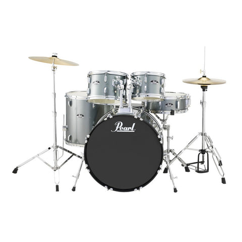 Batería Acústica 5 Pzs Charcoal Metallic Pearl Rs525sc-c-706 Plateado