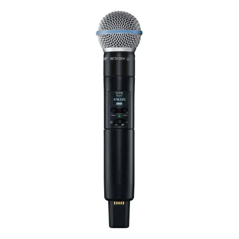 Shure Slxd24/b58 Sistema Inalambrico Digital C/ Mic De Mano Color Negro