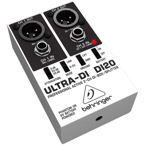 Caja Directa Activa Splitter Behringer Ultra-di Di20