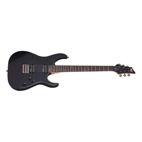 Guitarra Eléctrica Schecter Sgr Banshee-6 De Tilo Satin Black Con Diapasón De Palo De Rosa