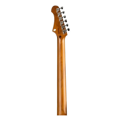 Guitarra Eléctrica Negros Stratocaster 6 Cuerdas Diestro Js-400 Ht Jet Guitars Negro Palo De Rosa